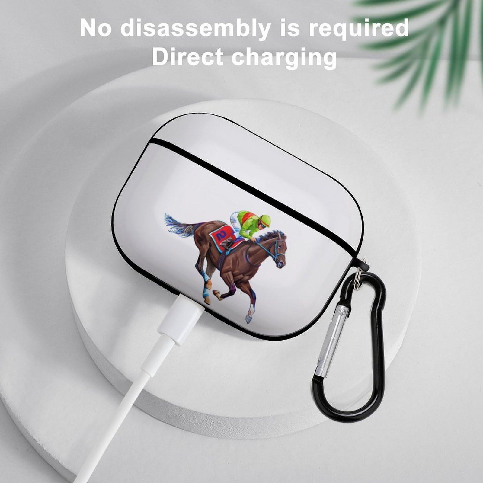 Amazon | うま 馬柄 馬術 競馬 AirPods Pro2 ケース 2022年9月発売